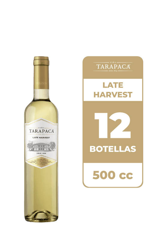12x Vino Tarapacá Late Harvest 500cc