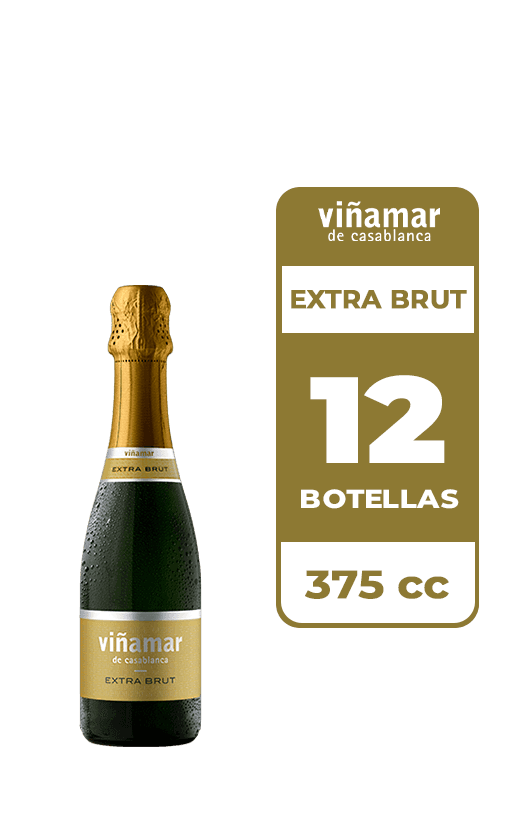 12x Espumante Viñamar Extra Brut 375cc