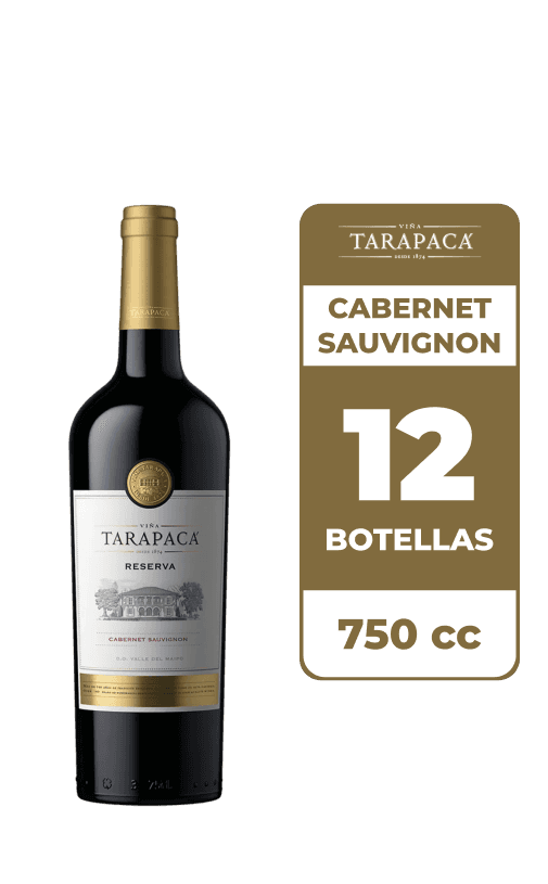 12x Vino Tarapacá Reserva Cabernet Sauvignon 750cc