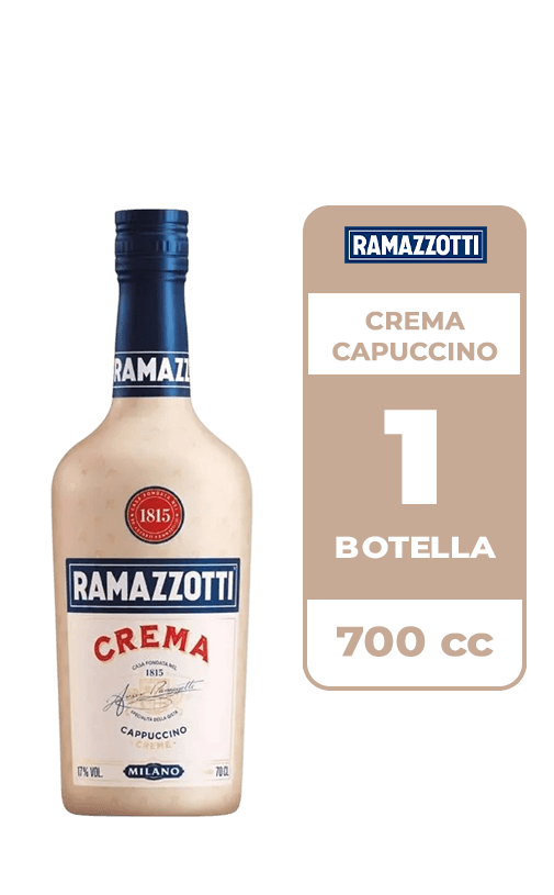 Aperitivo Ramazzotti Crema Capuccino 17° 700cc