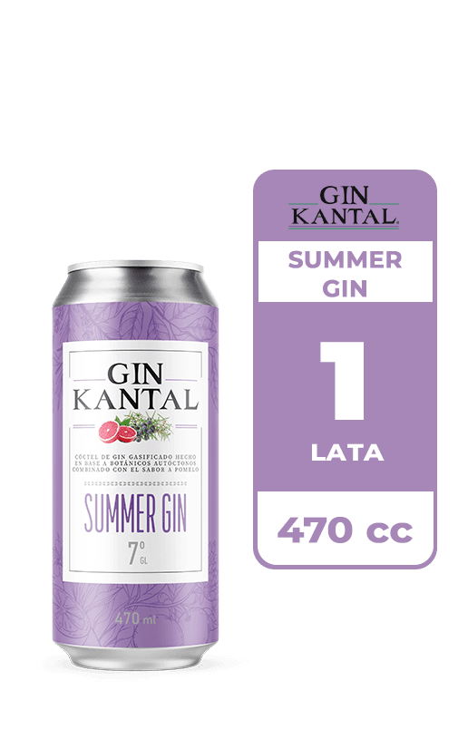 Cóctel Kantal Summer Gin 7° Lata 470cc