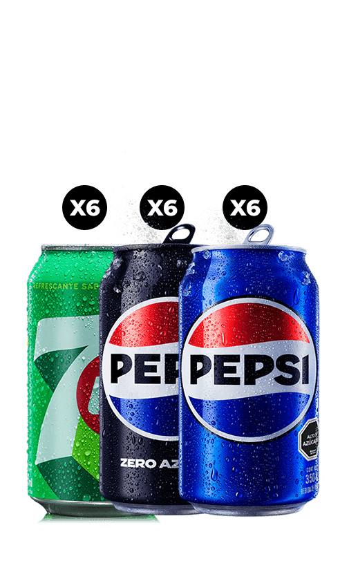 18x Bebida Variedades Lata 350cc - Zero & Clásico