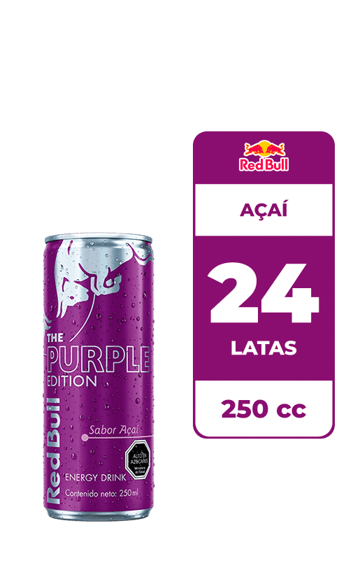 24x Bebida Energética Red Bull Açaí 250cc