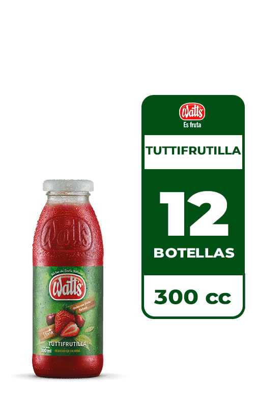 12x Néctar Watt's Tuttifrutilla 300cc