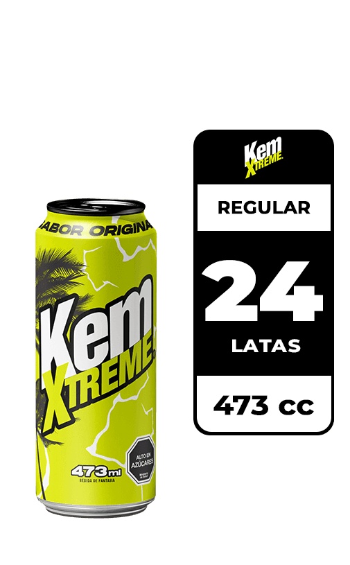 24x Bebida Kem Xtreme Lata 473cc