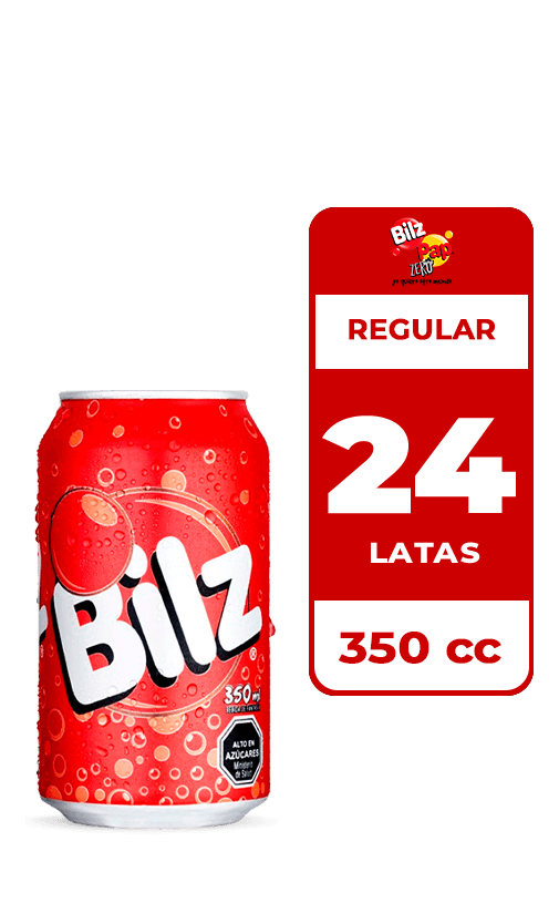 24x Bebida Bilz Lata 350cc