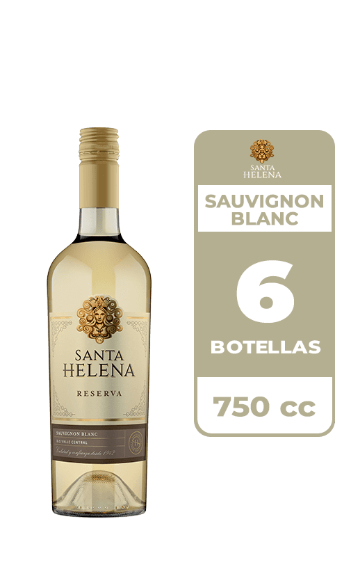 6x Vino Santa Helena Reserva Sauvignon Blanc 750cc