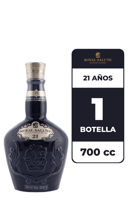 Whisky Royal Salute 21 Años 40° 700cc