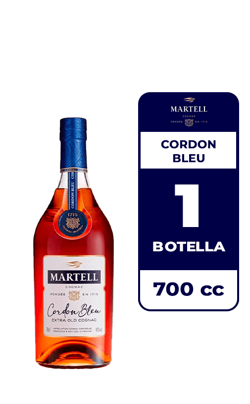 Coñac Martell Cordon Bleu 40° 700cc