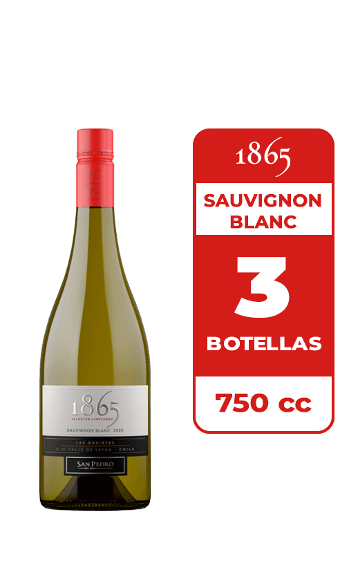 3x Vino 1865 Sauvignon Blanc 750cc