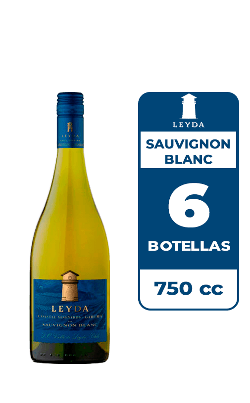 6x Vino Leyda Coastal Vineyard Sauvignon Blanc Garuma 750cc