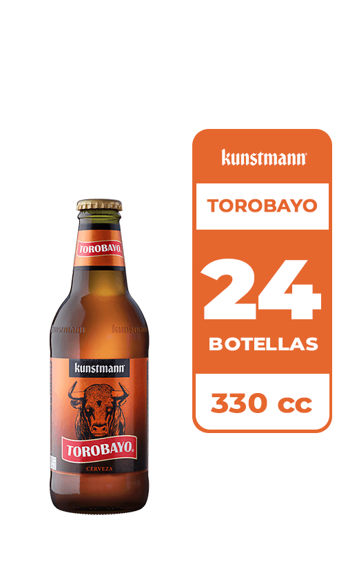 24x Cerveza Kunstmann Torobayo 5.0° Botella 330cc