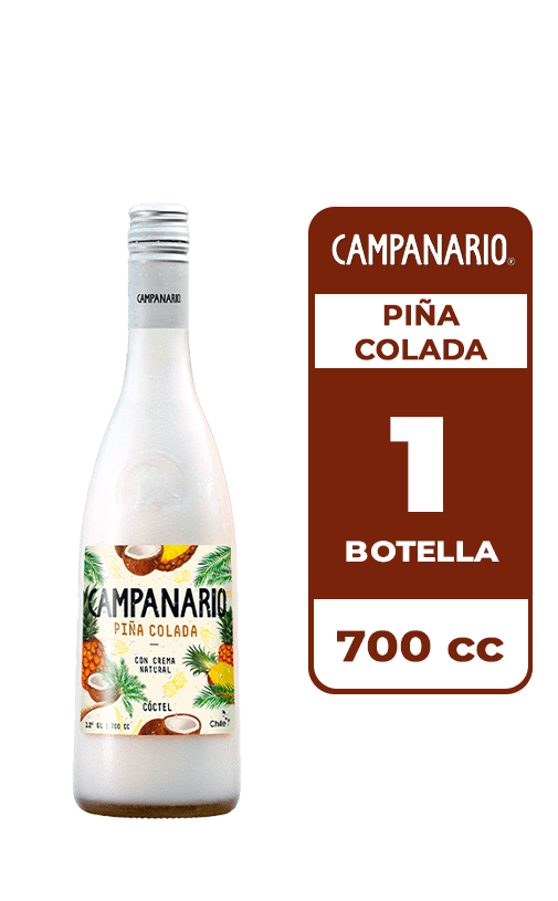 Cóctel Campanario Piña Colada 12° 700cc
