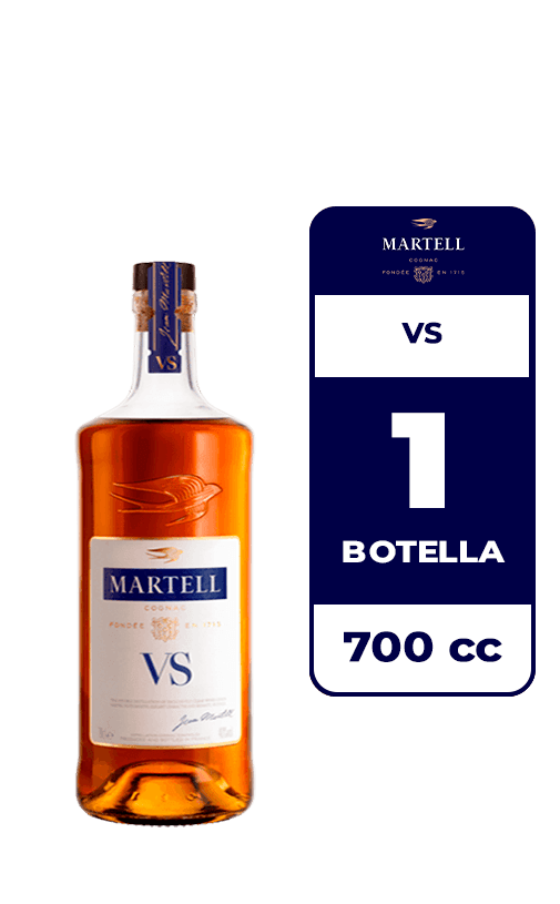 Coñac Martell Vs 40° 700cc